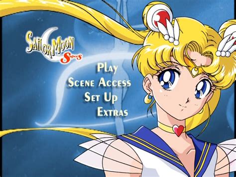 sailor moon dvd|sailor moon dvd menu.